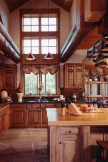 2 Story Kitchen Window - Dream Kitchens