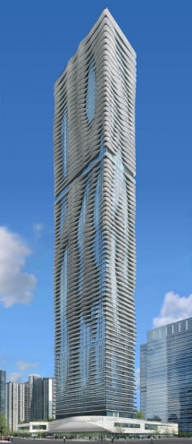 Aqua Tower in Chicago - Cool architecture 