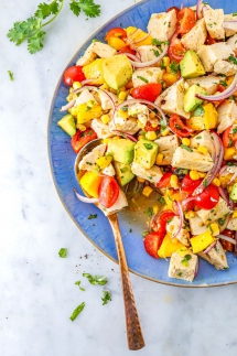 Avocado Chicken Salad - Cooking