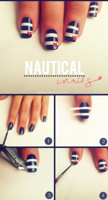 Nautical Nails - Beauty
