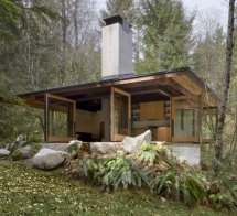 Small wood & concrete cabin - Small Cabins