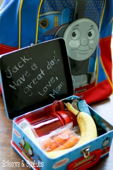 Lunchbox chalkboard - Crafts for Kids