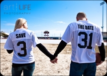 Jersey Save the Date Idea - Wedding reception ideas