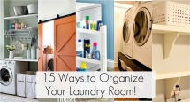 15 Ways To Organize Your Laundry Room - Laundry Room Ideas