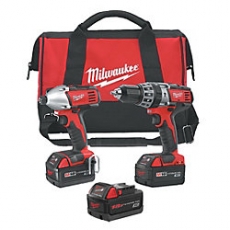 Milwaukee M18 Hammer Drill, Impact Driver Combo - Power Tools