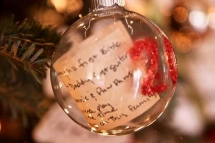 Christmas List Ornament Keepsake - Christmas
