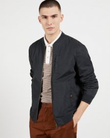 Cotton Blend Bomber Jacket - Man Style