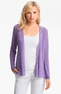 Eileen Fisher - Fine Gauge Linen Mesh Cardigan - Fave Clothing