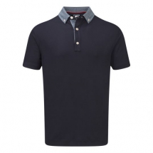 Footjoy Stretch Pique Woven Buttondown Collar Golf Shirt - Comfortable Clothes