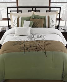 Gabrielle 7 Piece Embroidered Comforter Set - Dream house designs