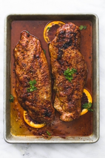 Glazed Pork Tenderloin - Cooking