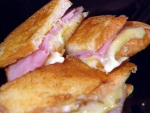 Grill it Up a Notch Ham and Cheese Sandwich - Sandwiches