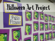 Halloween Pablo Picasso Art - Hallowe'en Ideas