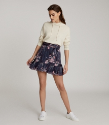 Liza Floral Printed Mini Skirt - Comfy Clothes 