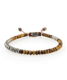 M. Cohen Round Table Bracelet in Tiger Eye - Clothes make the man