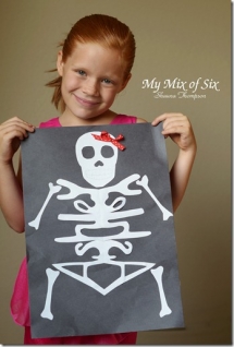 Name Skeletons - Hallowe'en Ideas