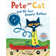 Pete the Cat and His Four Groovy Buttons - Children's books