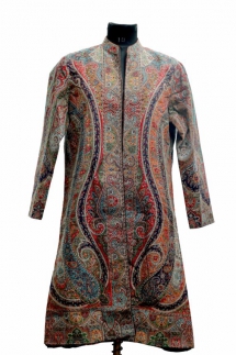Pure Wool Kanni Weave Coat - Unassigned