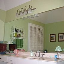 Revamp that Large Bathroom Mirror - Home decoration