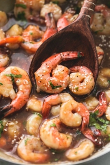 Sesame Teriyaki Shrimp - Cooking