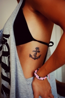Side Anchor Tattoo - Tattoos