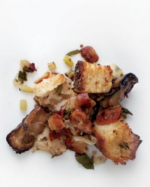 Smoked Oyster and Bacon Stuffing - Bacon makes it better