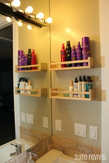 Spice rack into a bathroom organizer - For the home