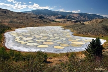 Spotted Lake - British Columbia, Canada - Beautiful places