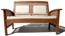 Strathwood Gibranta All-Weather Hardwood 2-Seater Bench - Outdoor Furniture