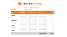 time card calculator - Unassigned