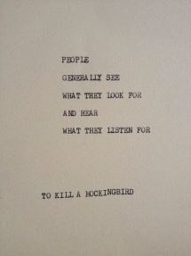 To Kill a Mockingbird quote - Quotes