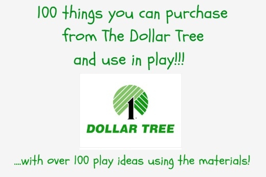 100 Things you can buy at The Dollar Tree and use in play!