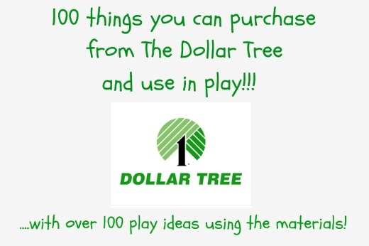 100 Things you can buy at The Dollar Tree and use in play!