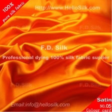 16mm red silk charmeuse fabric - Image 3