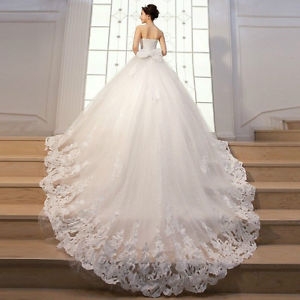 2014 New White/Ivory Wedding dress Bridal Gown