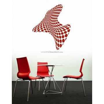 3D Round Dots Wall Decals
