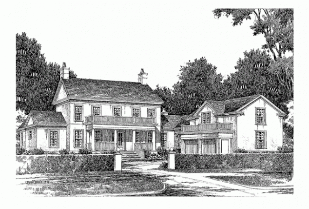 4 bedroom country house plan
