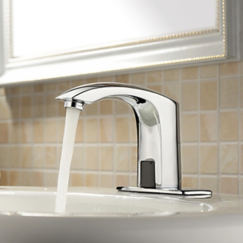 4 Inch Brass Bathroom Faucet with Automatic Sensor (Cold)