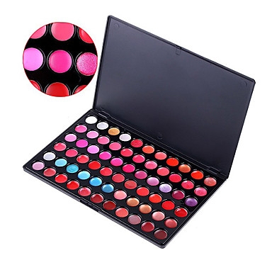 66 Colors Lip Lipstick Gloss Palette Finding Color
