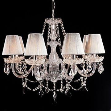 8-light The Style of Palace Glass Chandelier