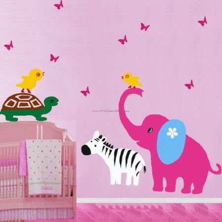 A Animals Paradise Kid Wall Decals