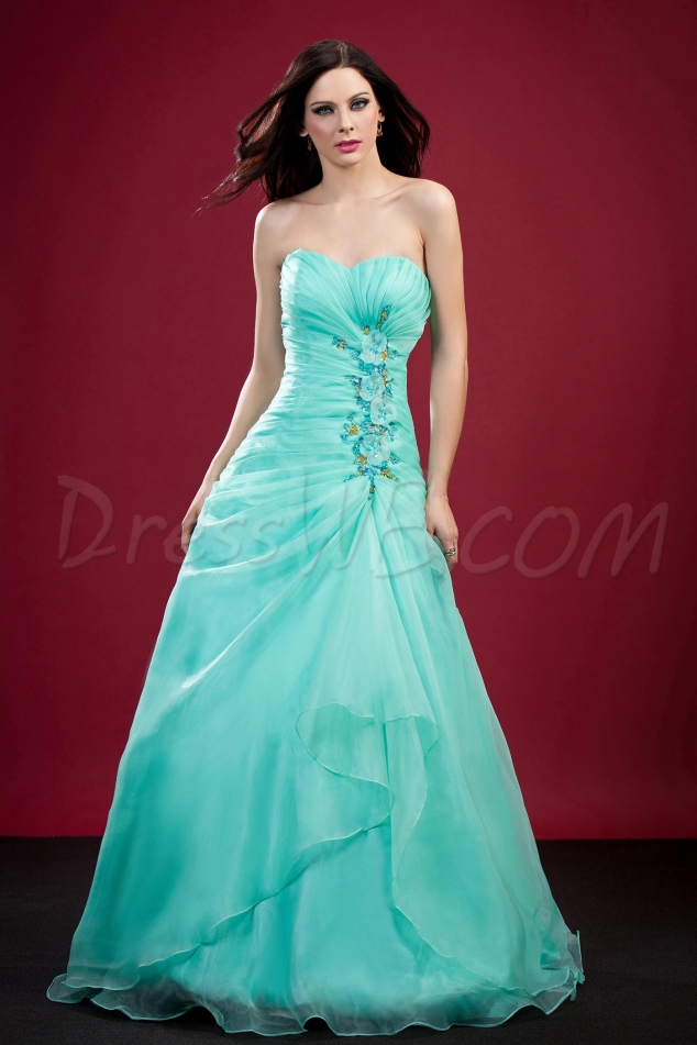 A-Line Floor-Length Sweetheart Polina's Prom Dress