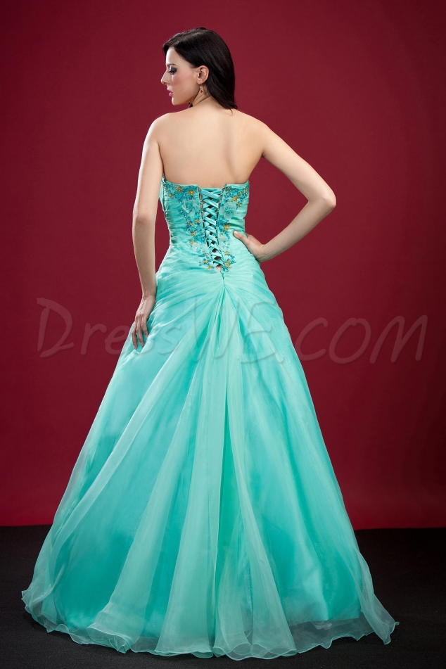 A-Line Floor-Length Sweetheart Polina's Prom Dress - Image 2
