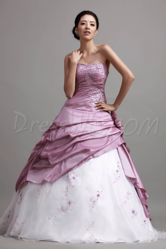 A-Line Strapless Floor-Length Empire Waistline Ruched Cibeles's Ball Gown/Quinceanera Dress 