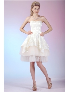 A-line Strapless Mini/Short Dasha's Homecoming Dress