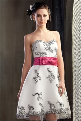 A-line Strapless Mini/Short Renata s Cocktail Prom 