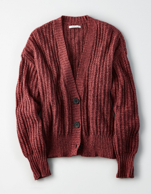 AE Boyfriend Button Up Cardigan - Image 3