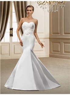 Amazing Mermaid V-neck Court Lace Dasha s Wedding Dress - Image 2