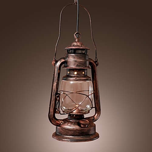 Antique Inspired Pendant Light with 1 Light