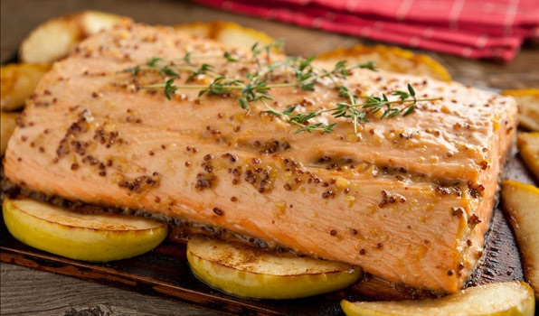 Apple Cider-Glazed Salmon